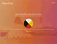 Tablet Screenshot of nativecircle.com